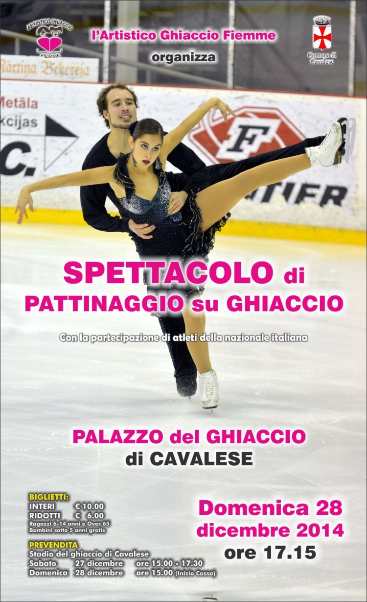 spettacolo di pattinaggio al 28 dicembre 2014
